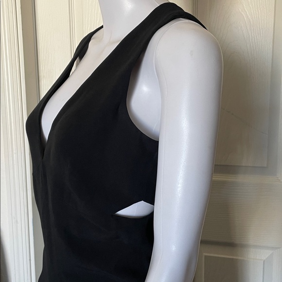 Gianni Versace Vintage 90’s Versus long Black Sleeveless Cutout sides dress 2/4 - Picture 4 of 15